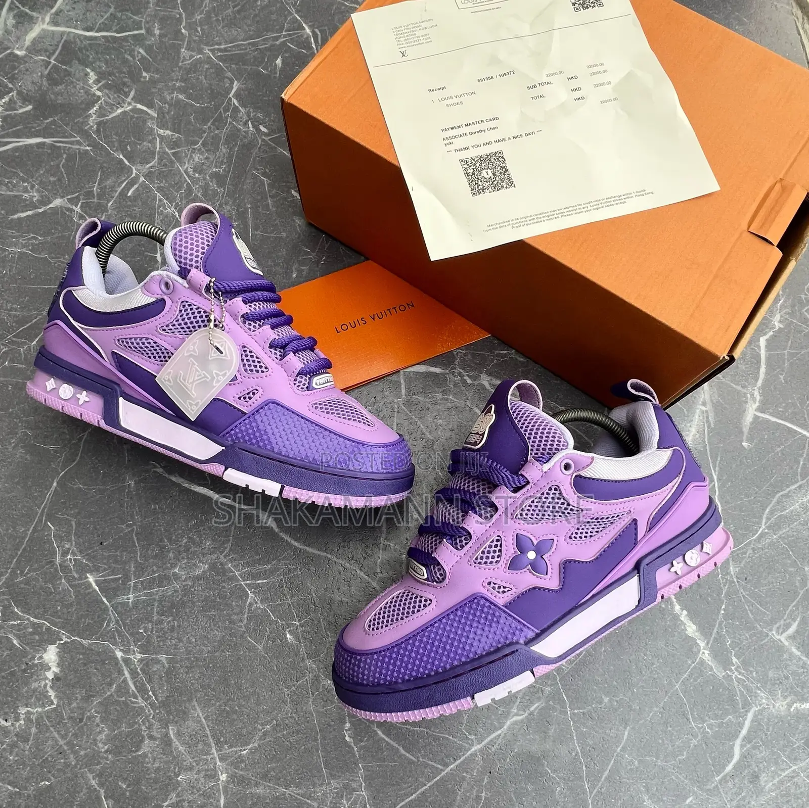Original Louis Vuitton Purple SNKS