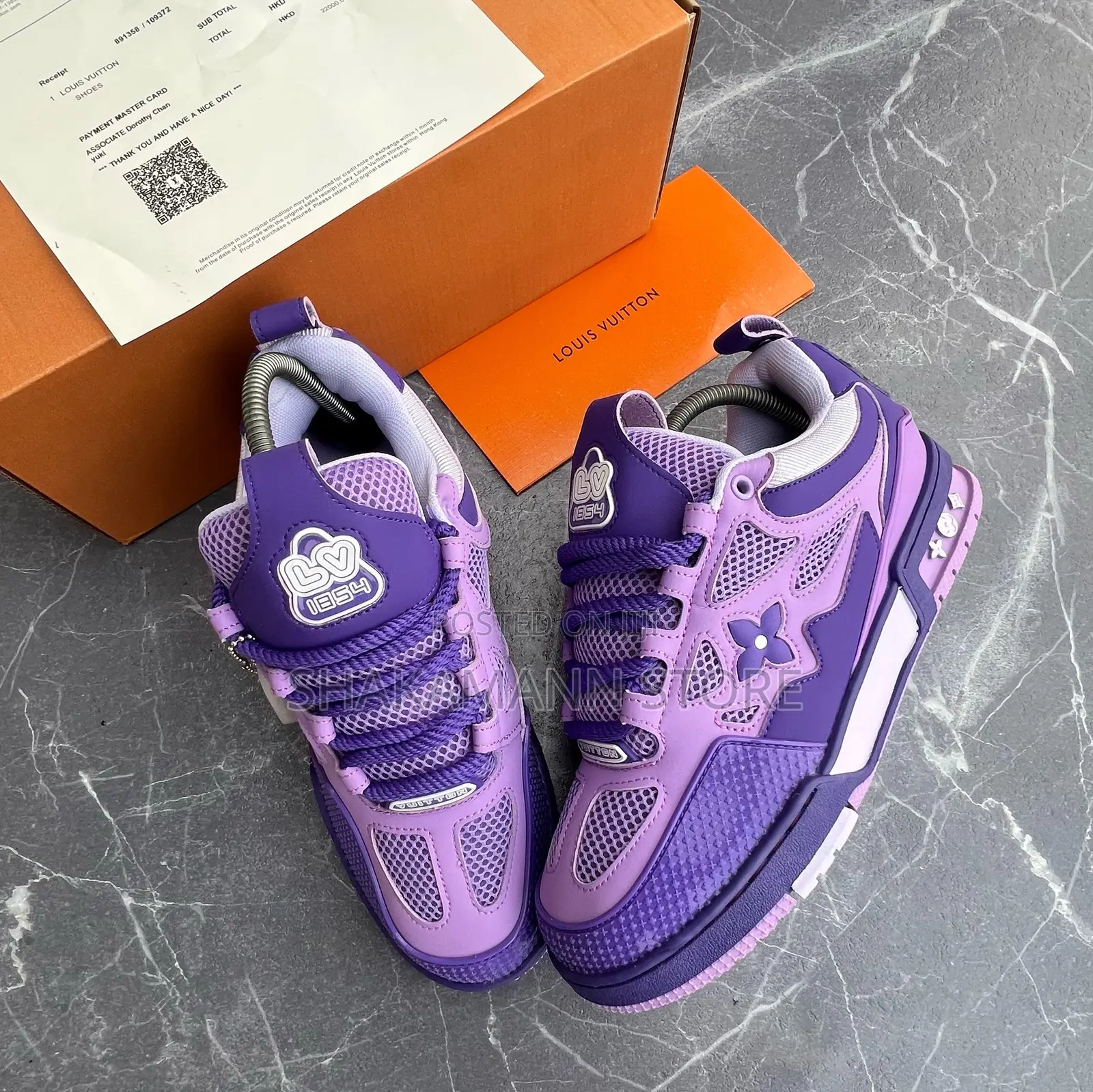 Original Louis Vuitton Purple SNKS