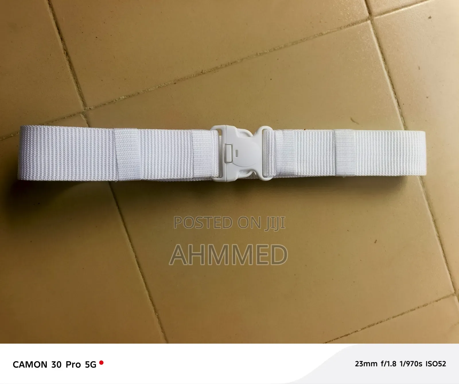 White Security Belt