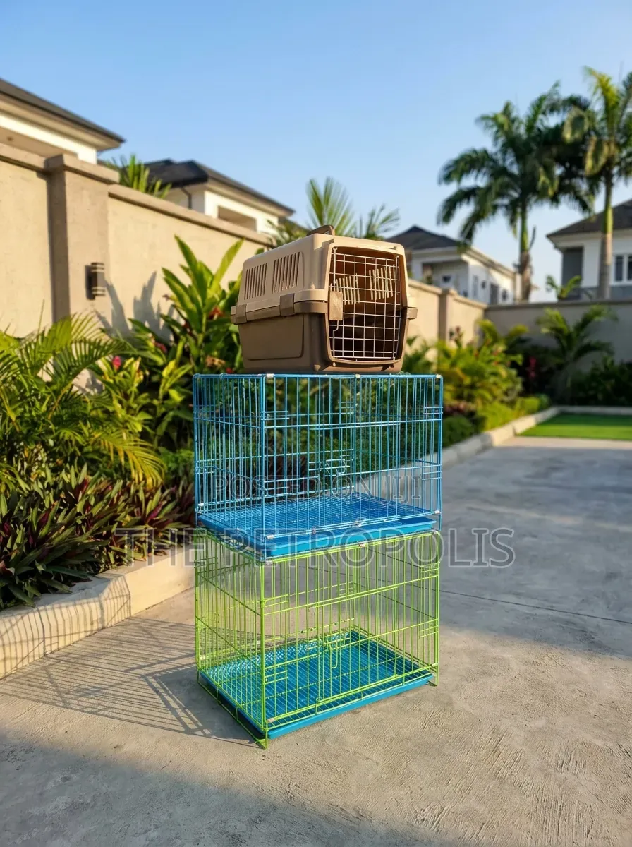 Premium Collapsible Dog Cage Pet Carrier Size 1 - 5