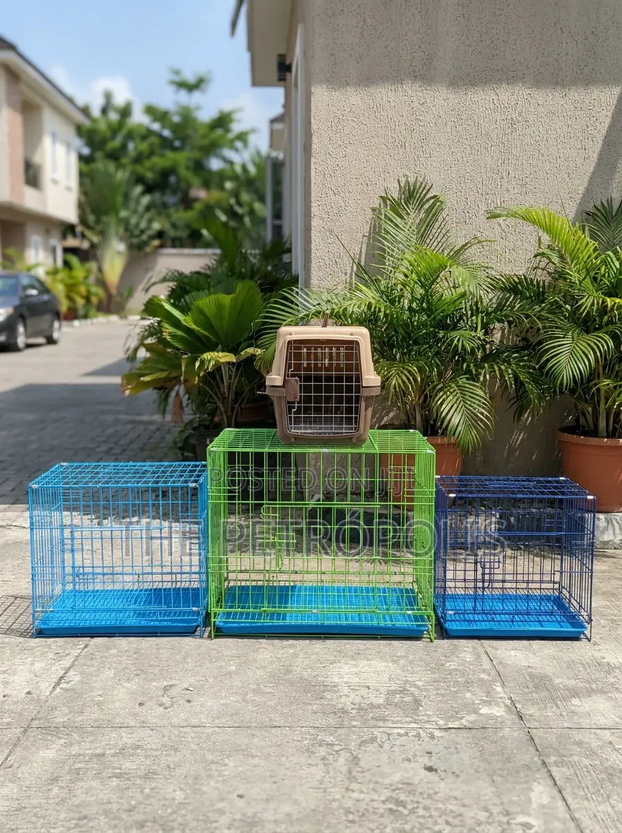 Premium Collapsible Dog Cage Pet Carrier Size 1 - 5