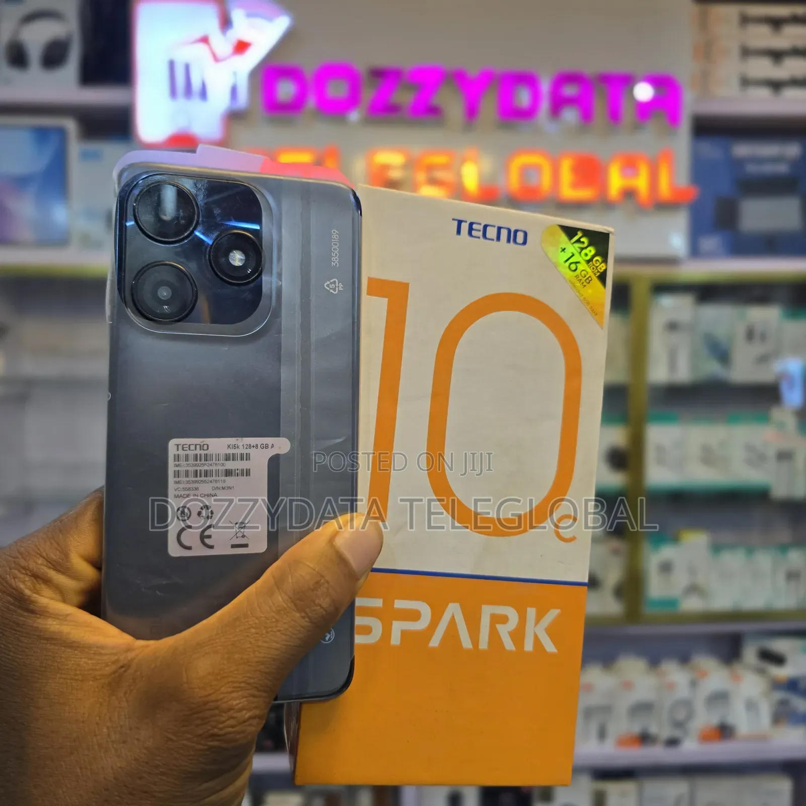 Tecno Spark 10C 128 GB Black