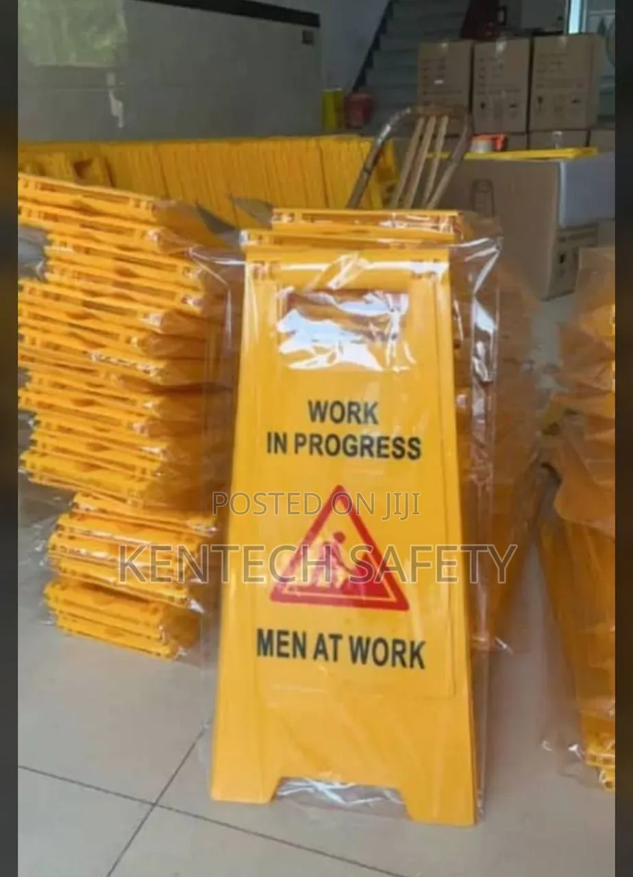 Safety Work In Progress Plastic