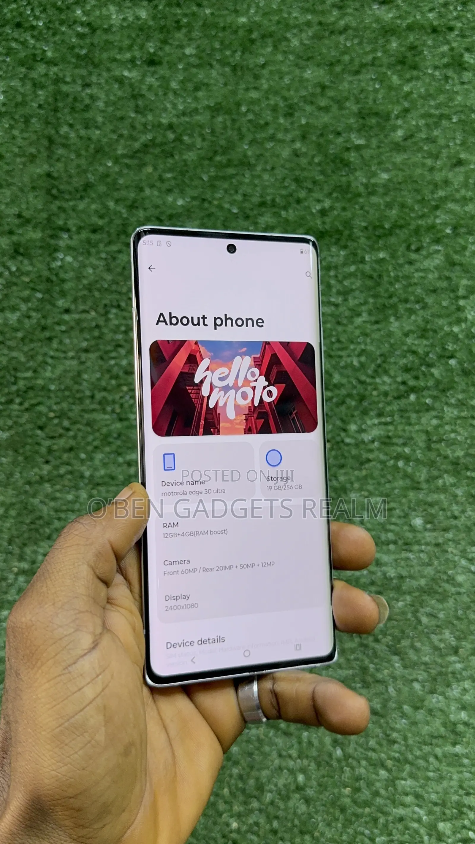 Motorola Edge 30 Ultra 256 GB White