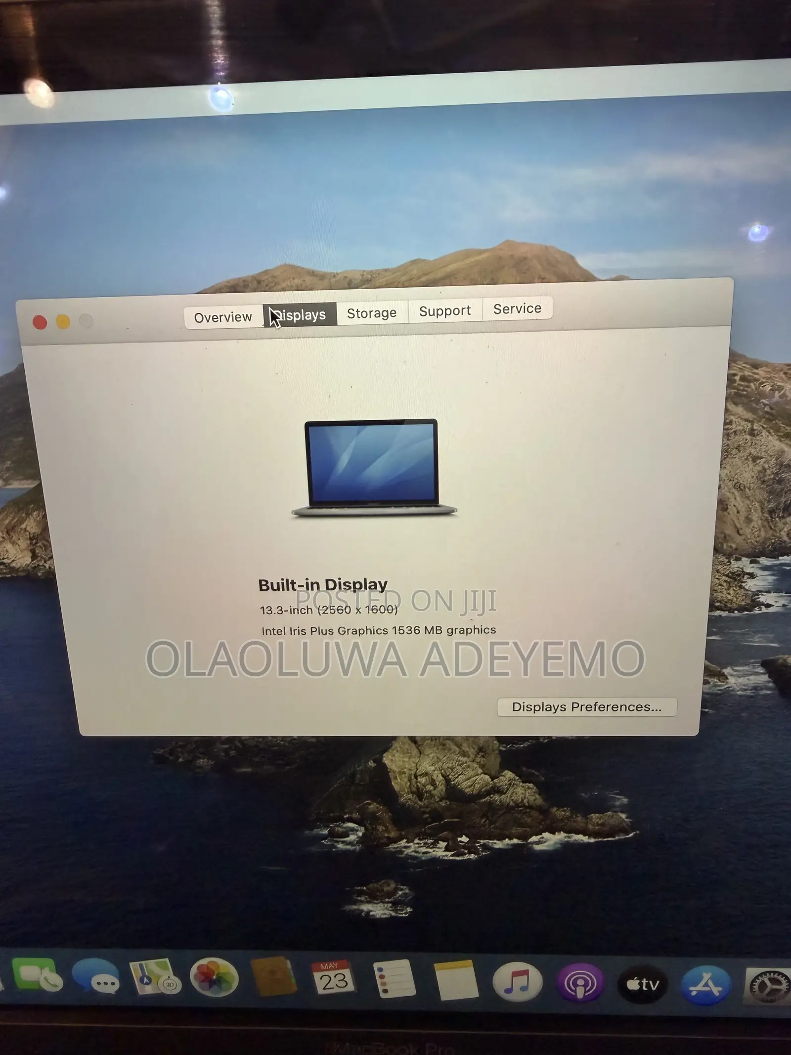 Laptop Apple MacBook Pro 2020 16GB Intel Core i5 SSD 1T