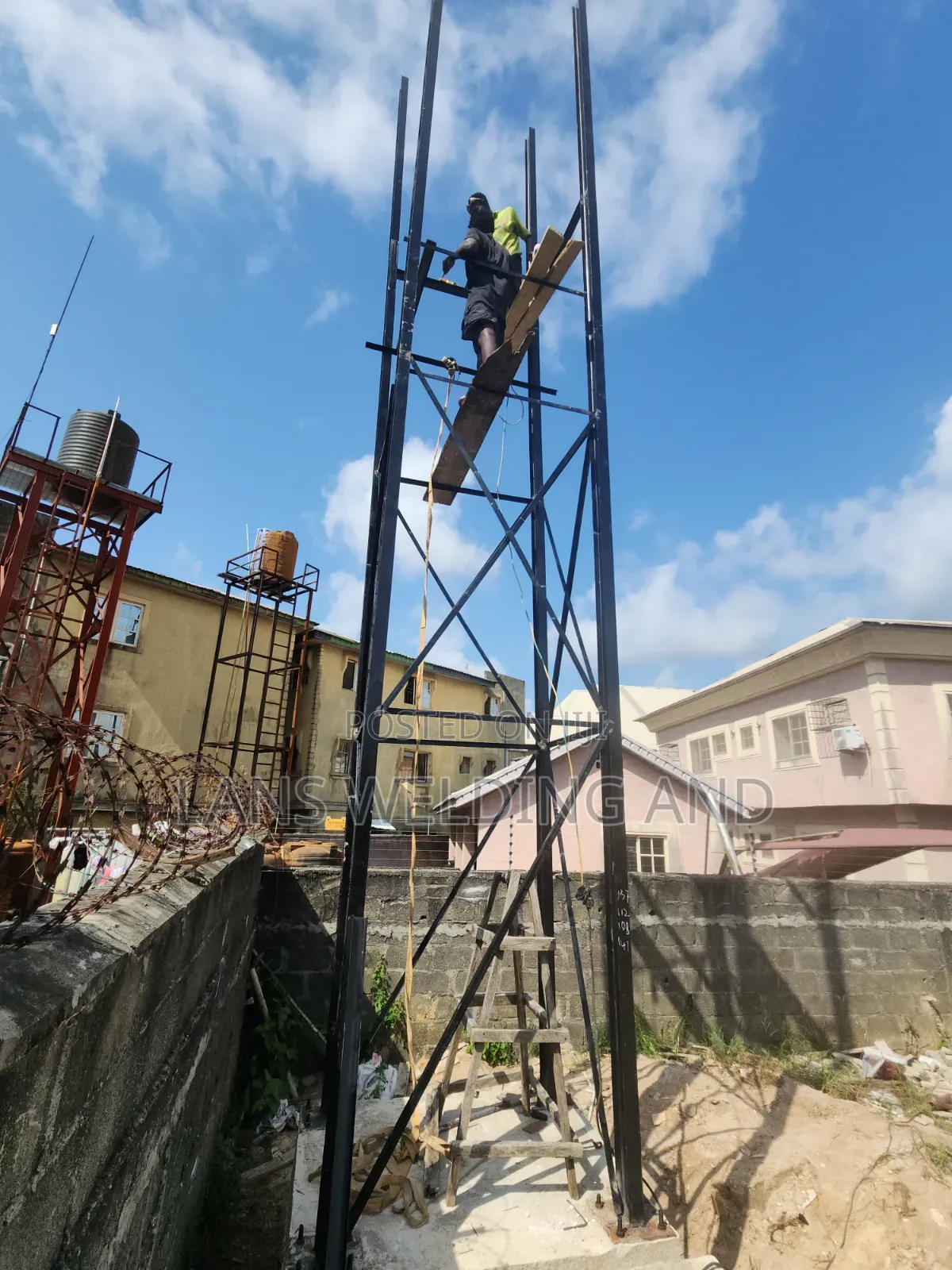 Water Tank Scaffolding