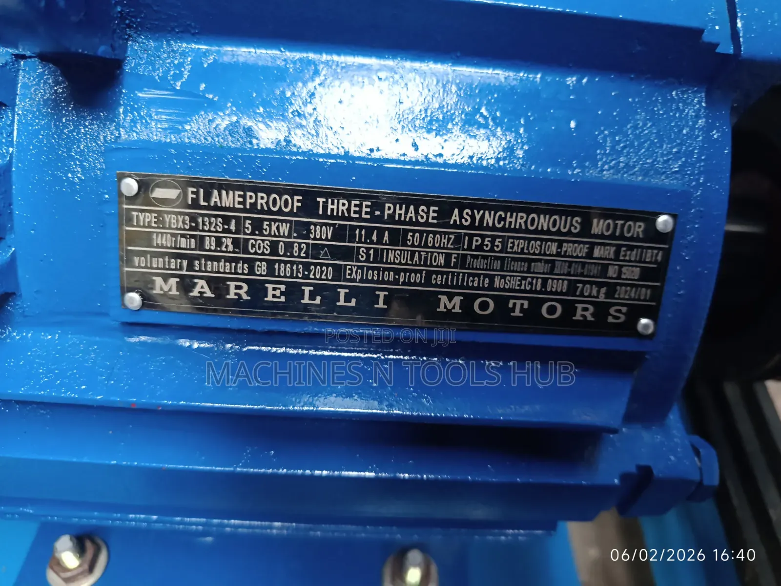 Yqb15-5 LPG Gas Vane Pump. 7.5hp, 2 Inches.