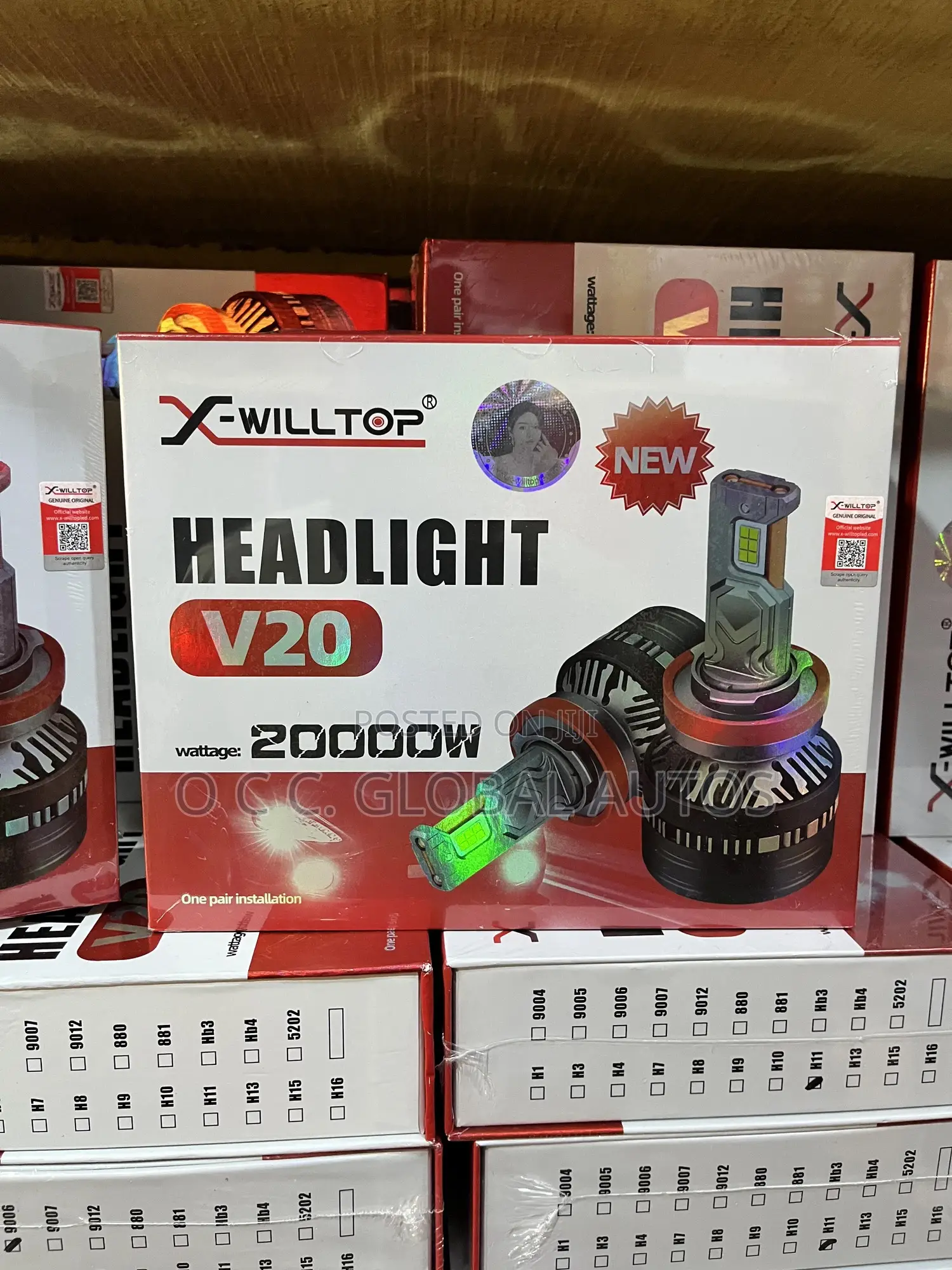 Original Headlight Bulb  X-Willtop V20, 20000w