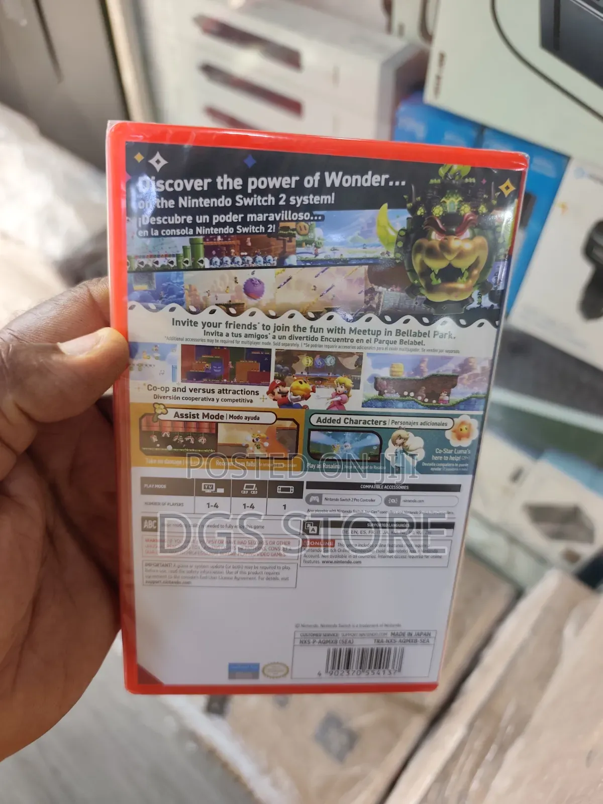 Nintendo Switch 2 Super Mario Bros Wonder Edition Game 2026