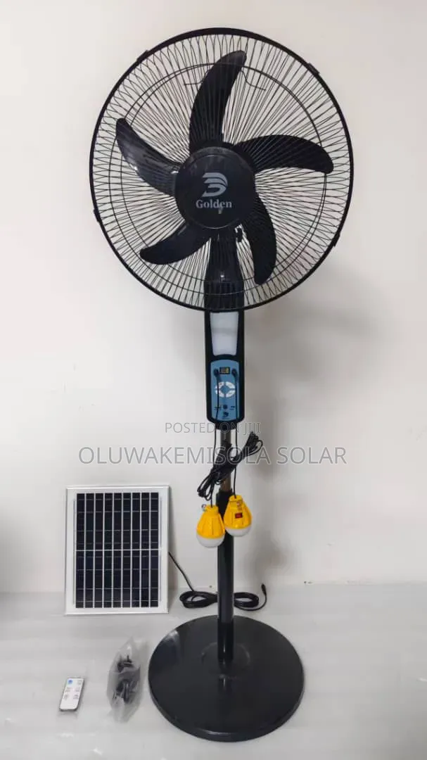 Rechargeable Solar Fan
