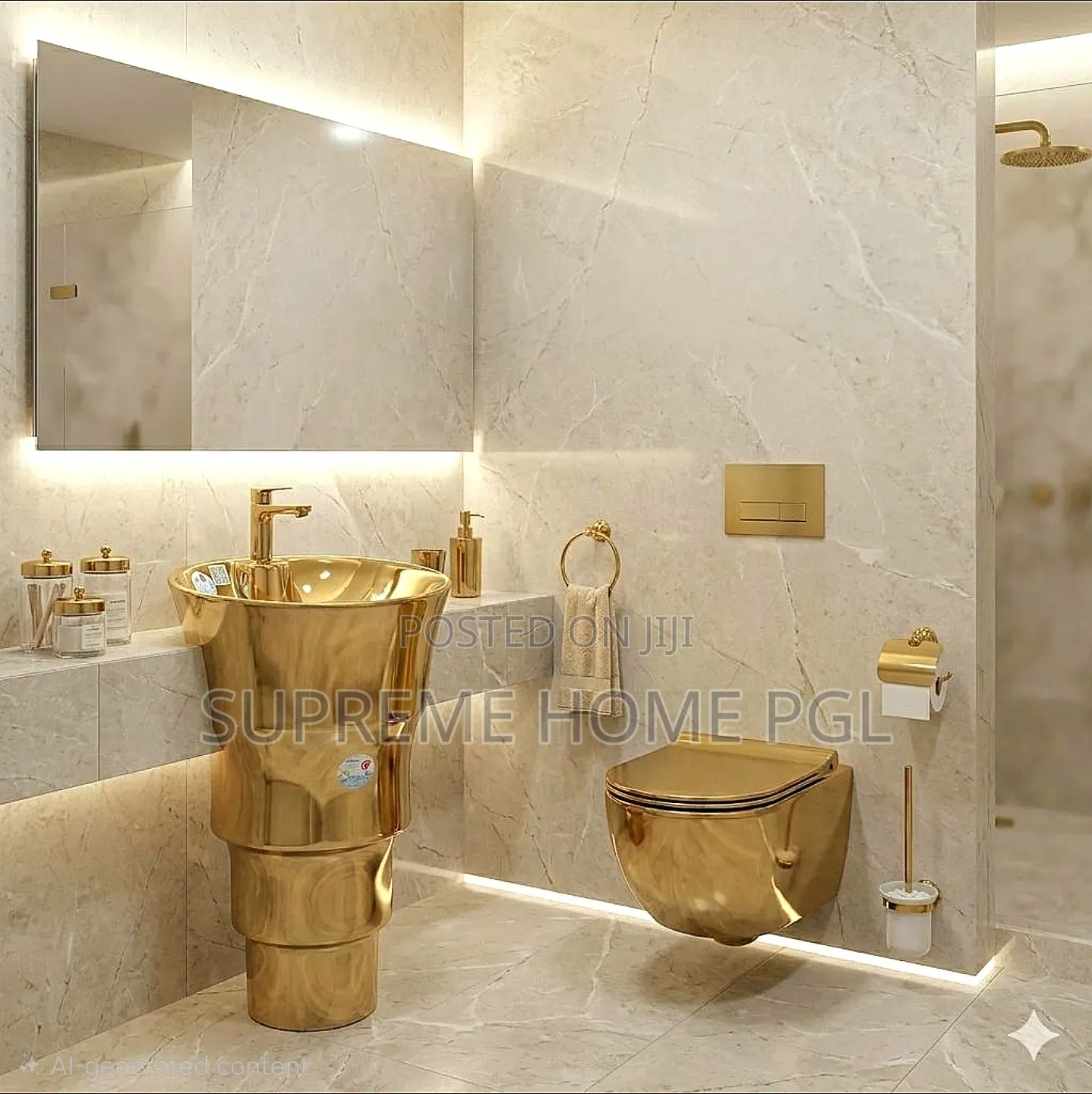 Luxury High Quality Water Closet Set