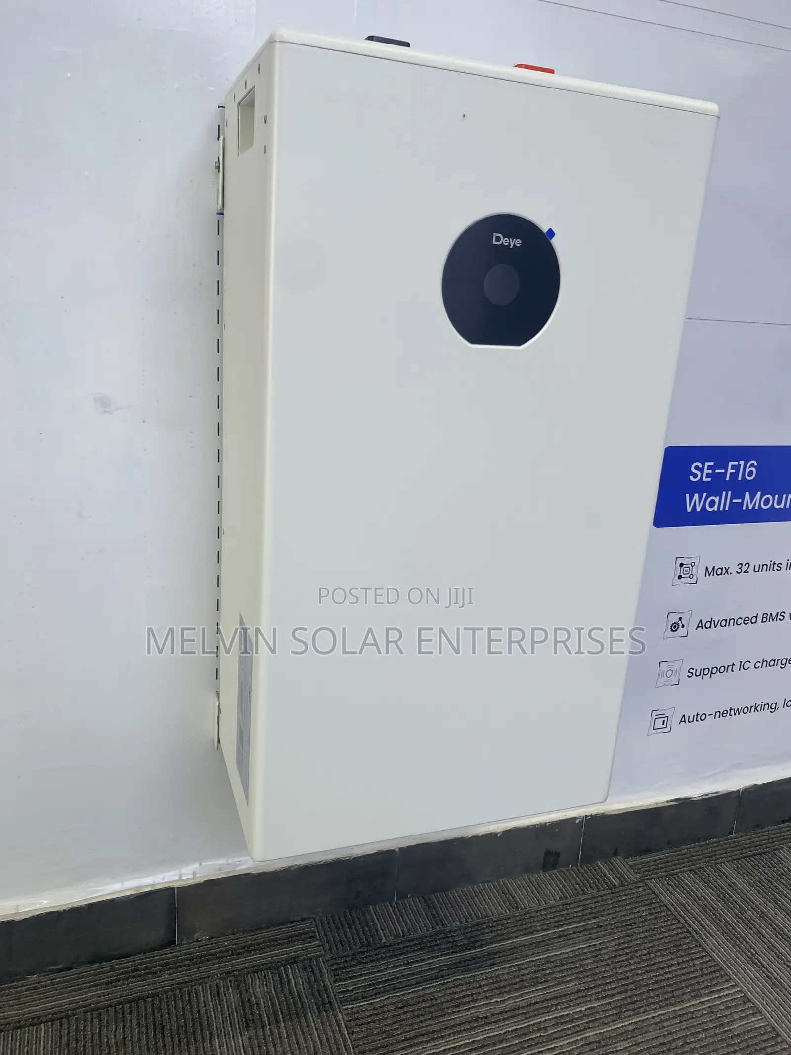 16kwh 51.2v Deye Solar Lithium Ion Phosphate Batteries Available