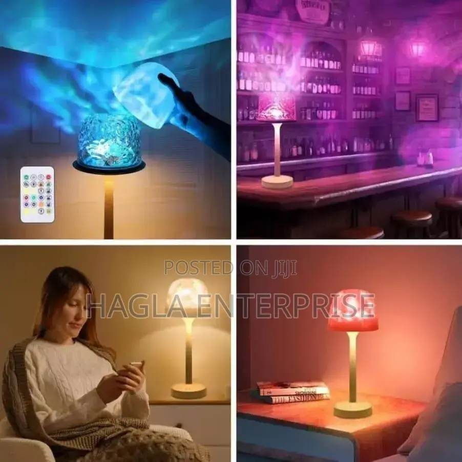 Rechargeable Bedside Bedside Lamp Remote Controlled