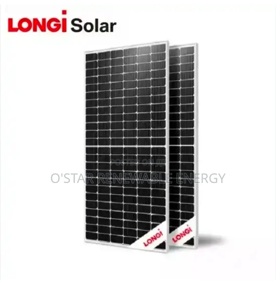 Longi Bificial 595w 600w 605w 610w 615w 620w 625w Solar Panel