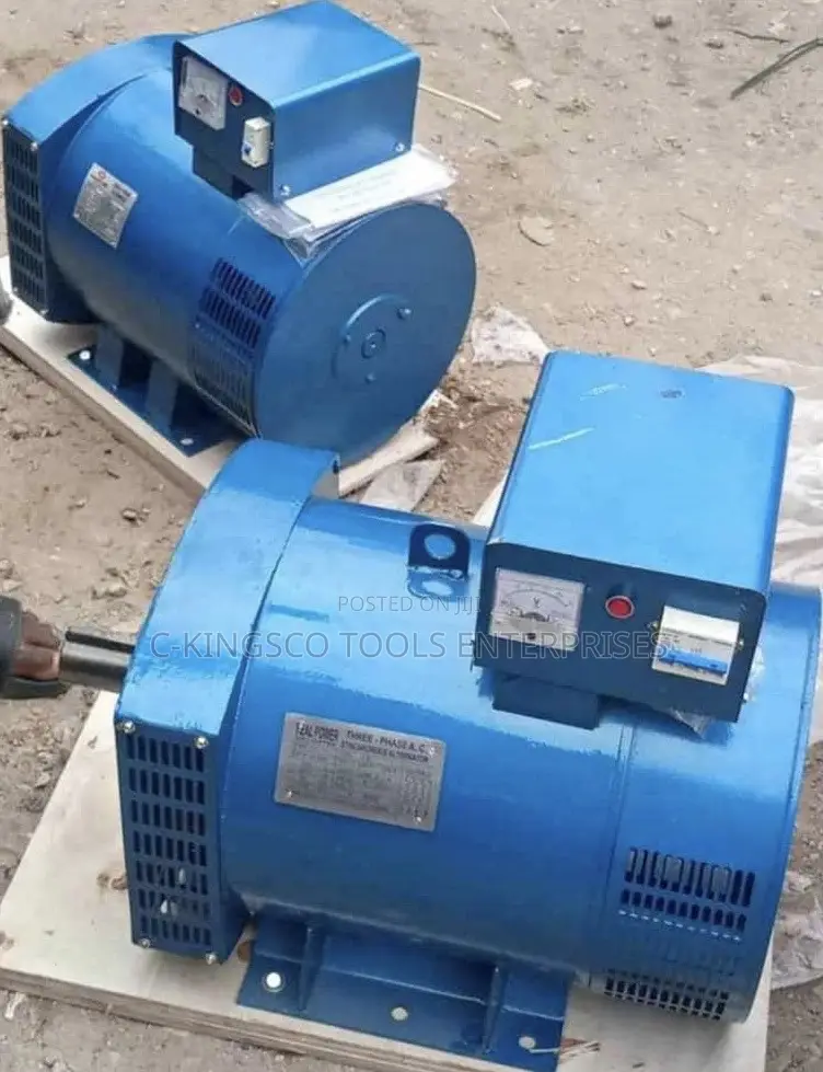 Industrial-Grade Blue Ac Alternator Used for Power Generation