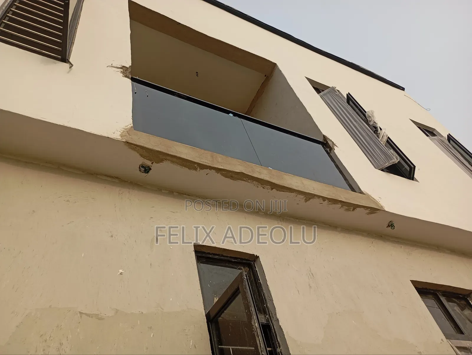 Handrails With Grey Glass