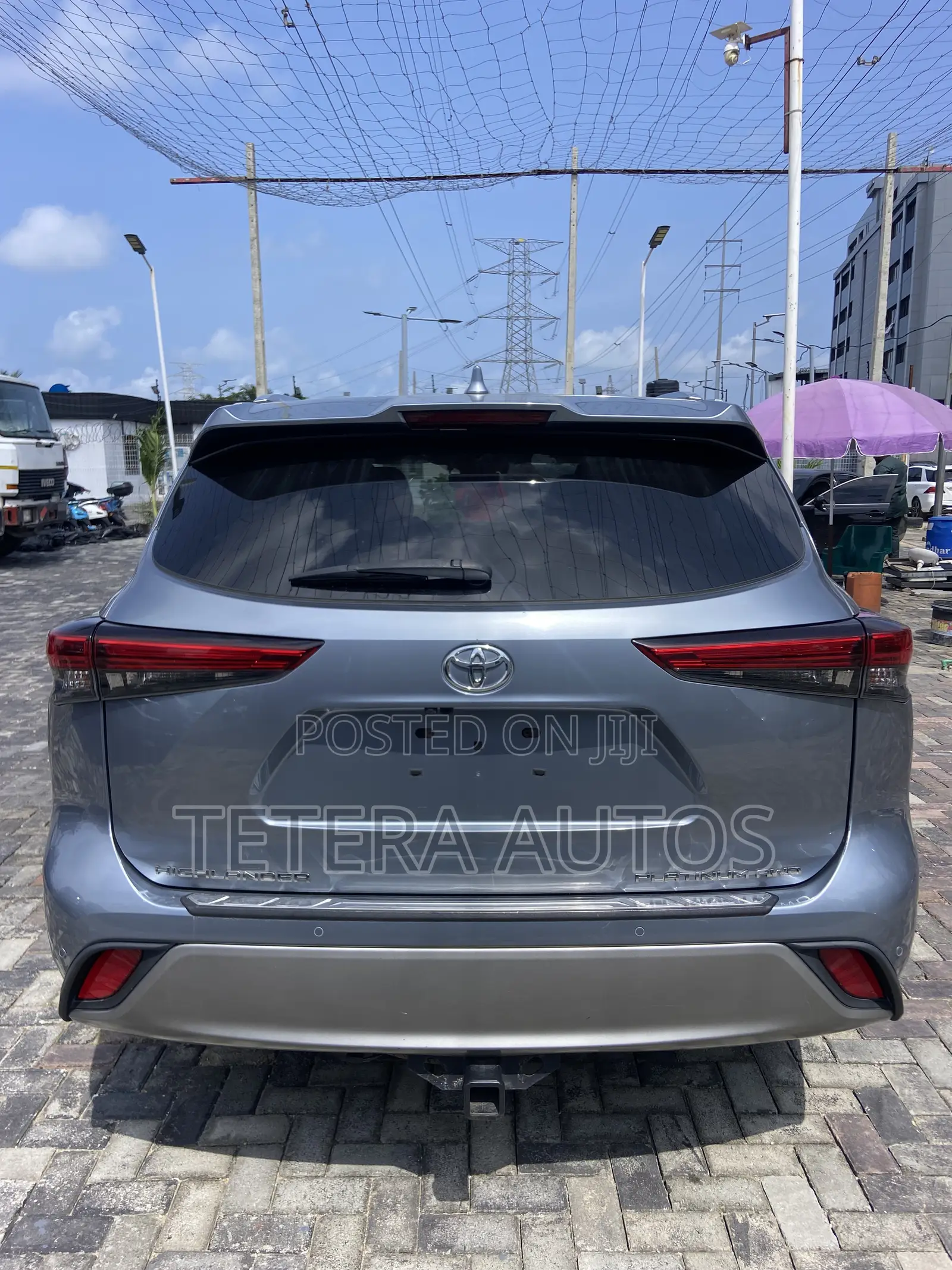 Toyota Highlander Platinum 2021 Blue