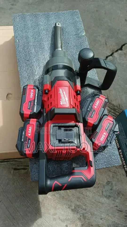Milwaukee 1" D-Handle Extended Anvil High Torque Impact Wrench,