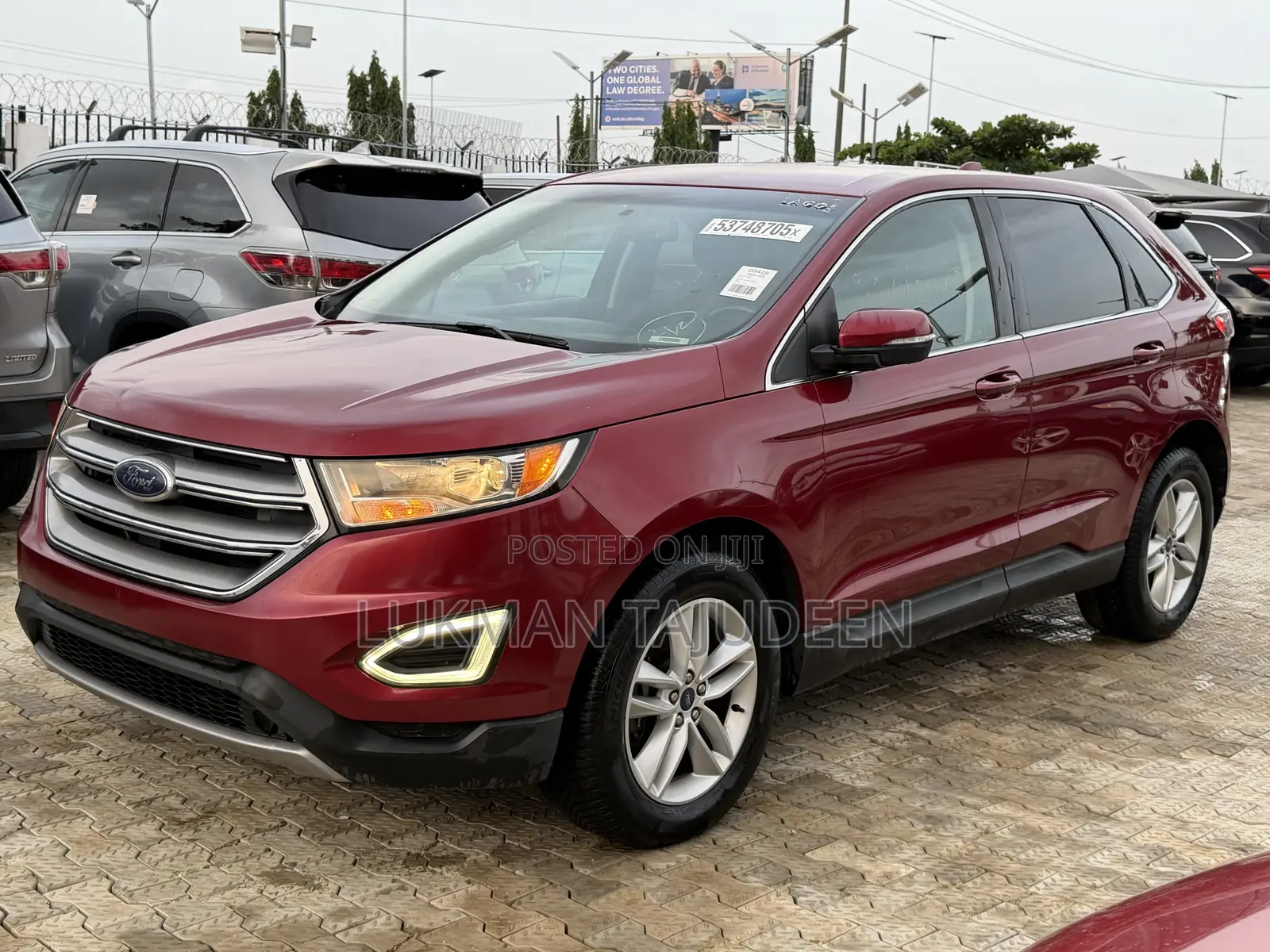 Ford Edge Sport 4dr AWD (2.7L 6cyl 6A) 2016 Red