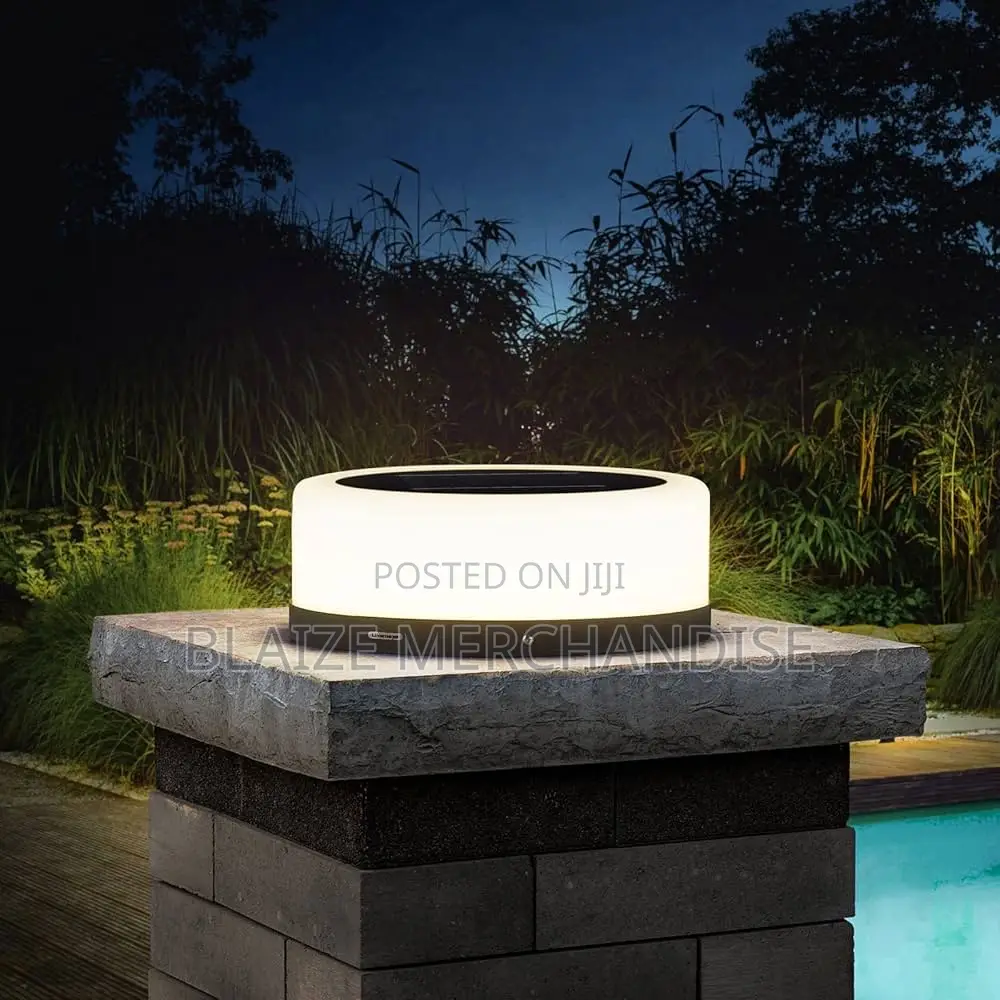 Outdoor Post Cap Light, Modern Led Luxury Warm Light With Waterproof