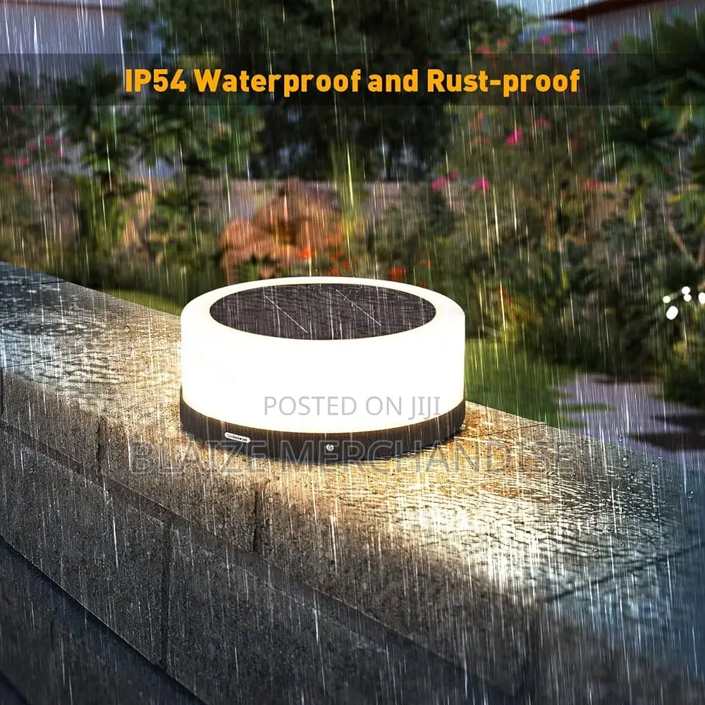 Outdoor Post Cap Light, Modern Led Luxury Warm Light With Waterproof