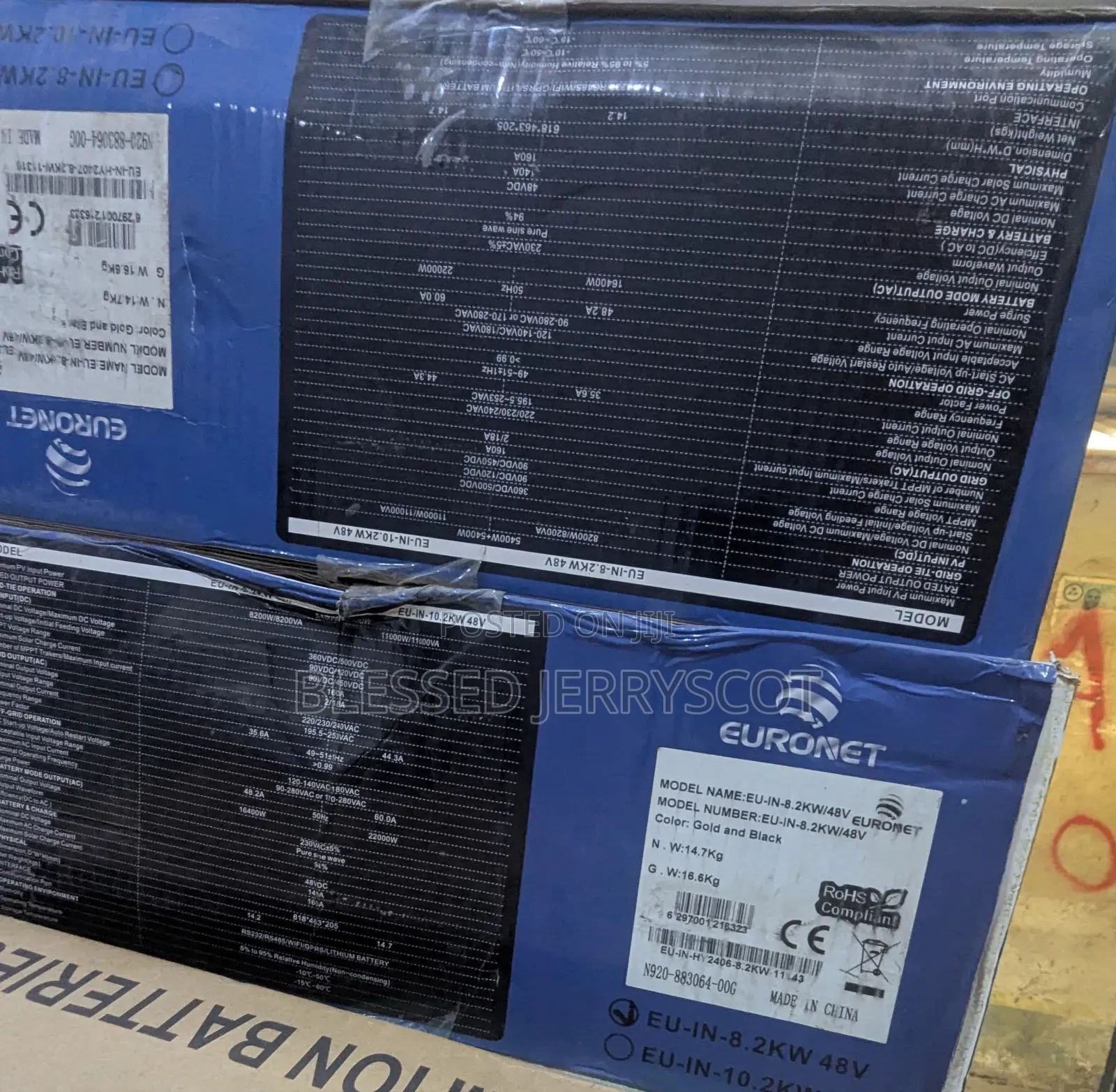 Euronet 8.2kw 48v Hybrid Solar Inverters Available in Stock.