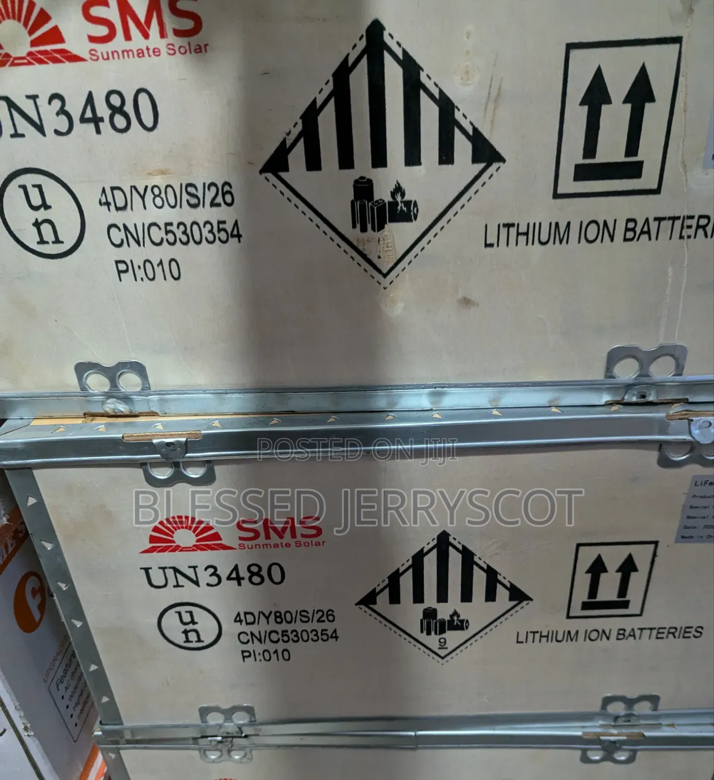 SMS 7.6kwh 24v Lithium Ion Solar Inverter Batteries in Stock.