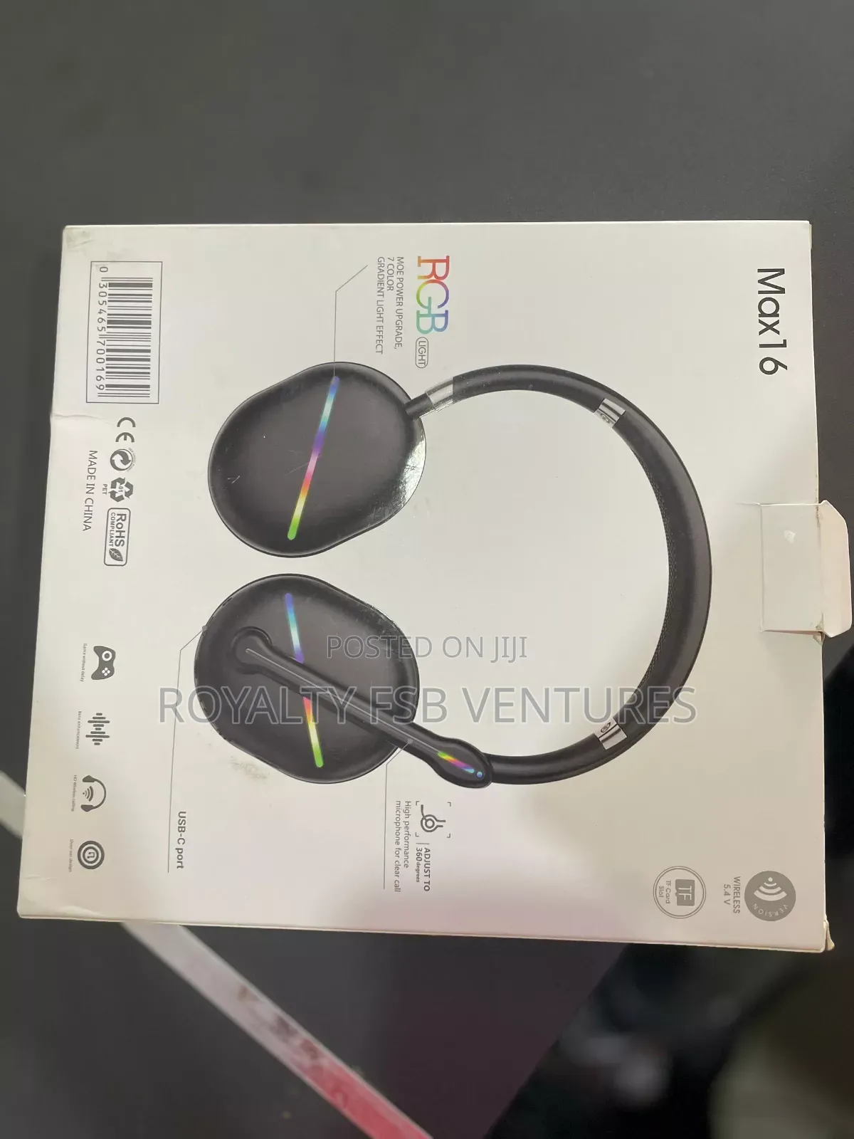 Max 16 Wireless Bluetooth Headset