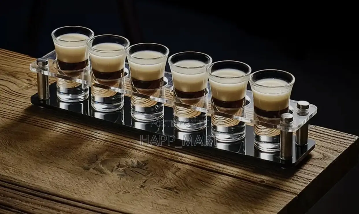 Tequila Cup 16ml With 6hole Acrylic Bullet Holder