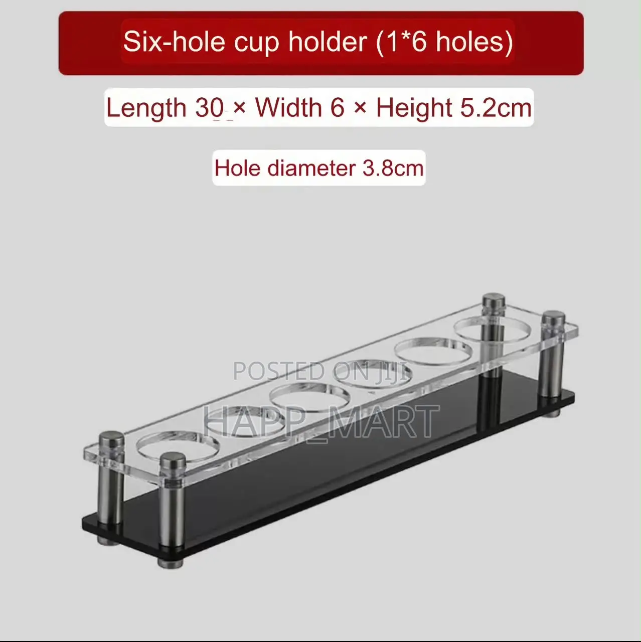 Tequila Cup 16ml With 6hole Acrylic Bullet Holder