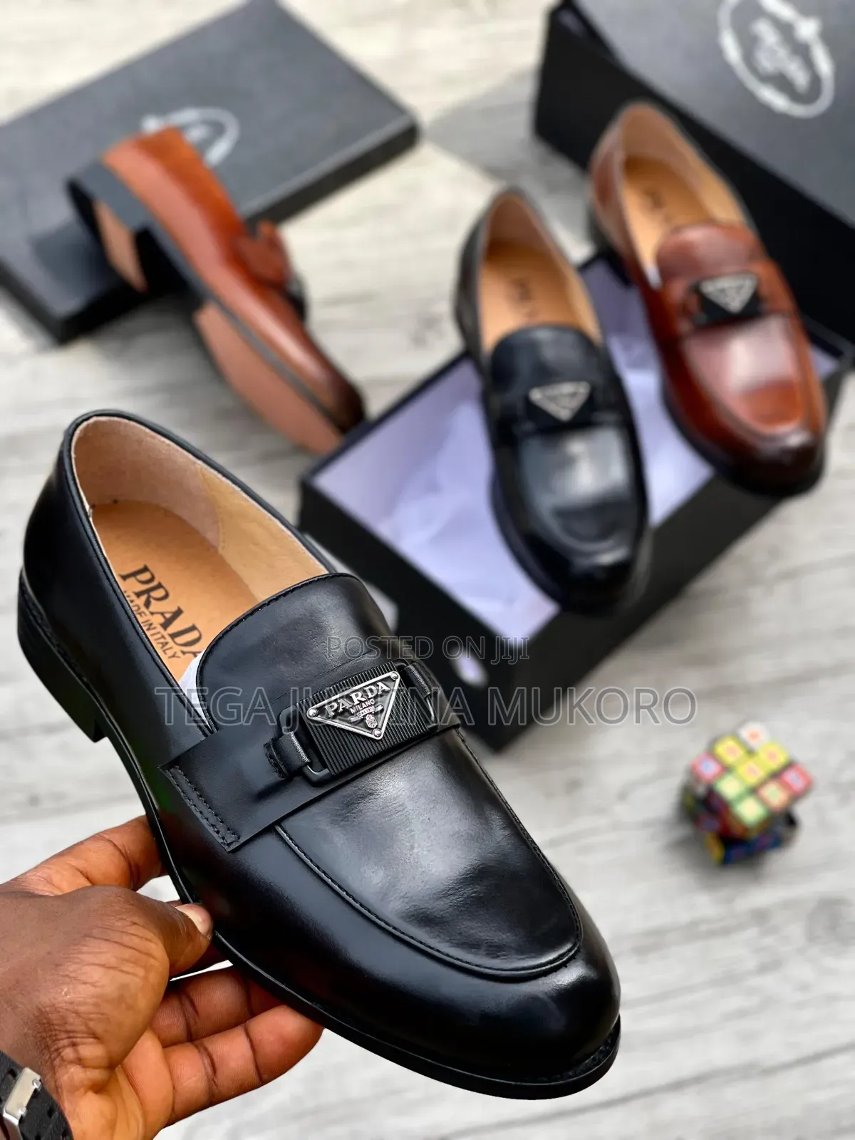 Luxury Prada Men's Flat Shoes
