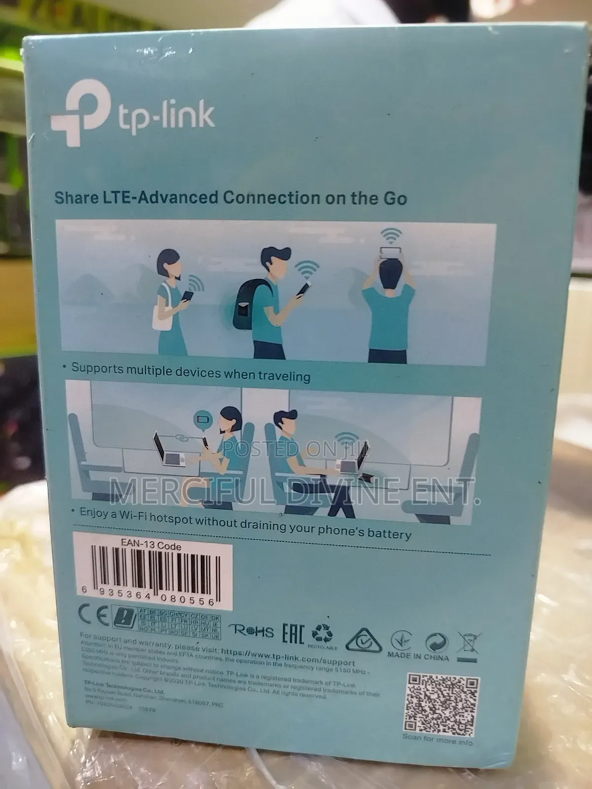 Tp-Link M7650 Tp-Link 600mbps Lte Advance Mobile Wi-Fi 4g Ac 1200