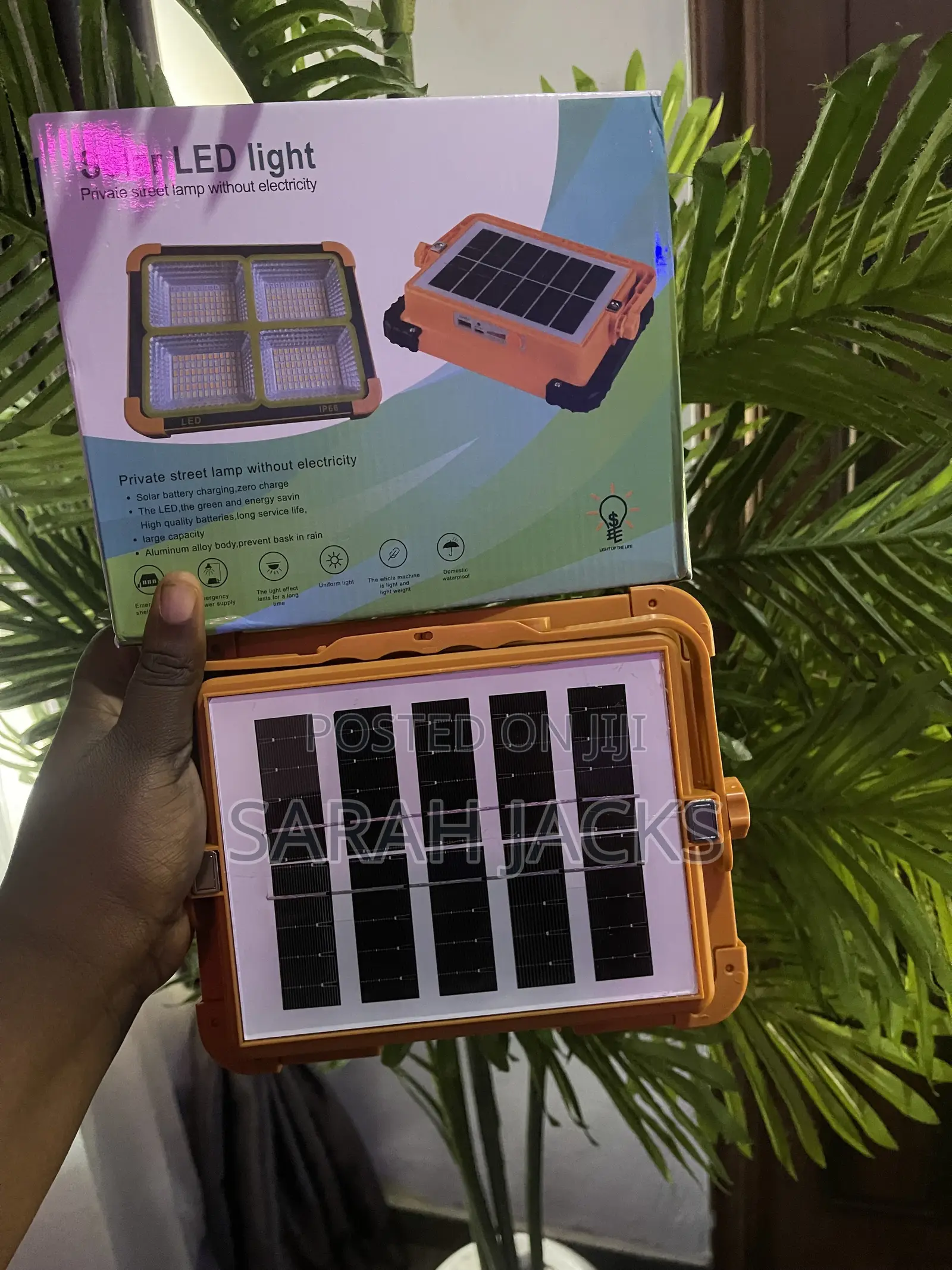 Rechargeable Solar Led Lamp Large 16 Cells 7000w