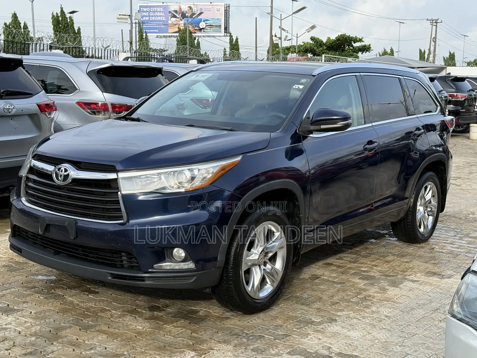 Toyota Highlander Limited 4dr SUV AWD (3.5L 6cyl 6A) 2015 Blue