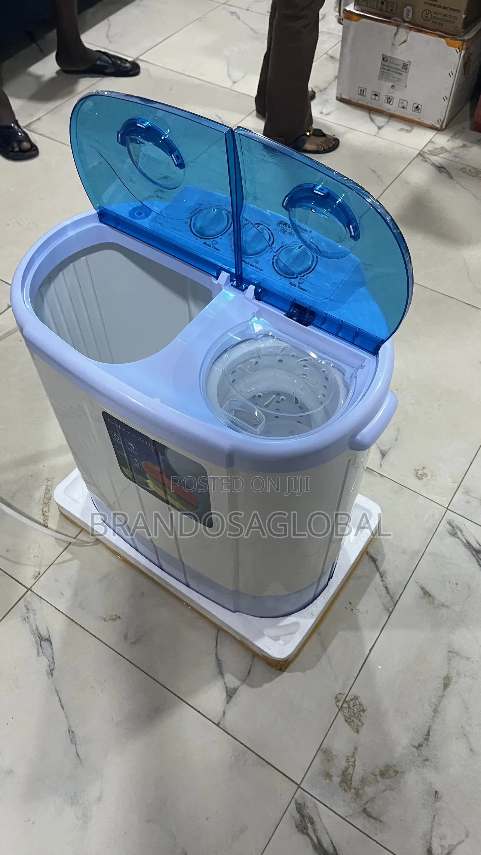 Skyrun 5kg Twin Tub Washing Machine Wm-5sh–Quiet Operation Washer