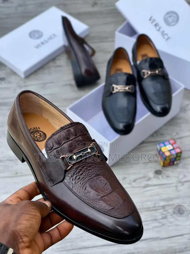 Latest Design Luxury Versace Men's Dress Shoes
