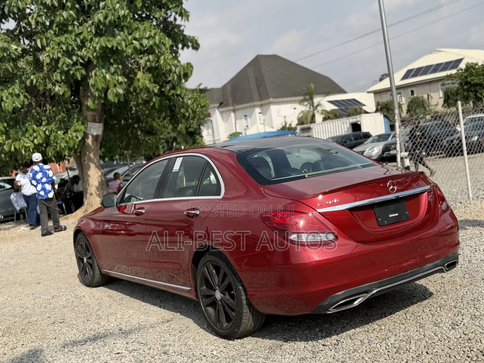 Mercedes-Benz C300 2016 Red