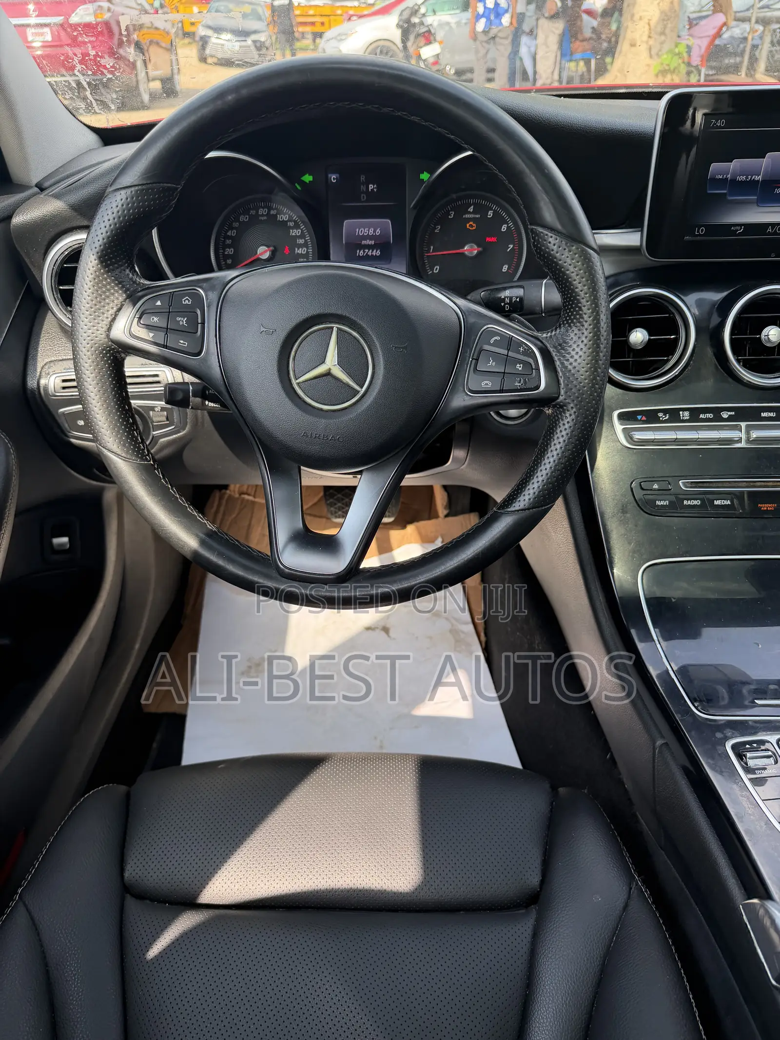 Mercedes-Benz C300 2016 Red
