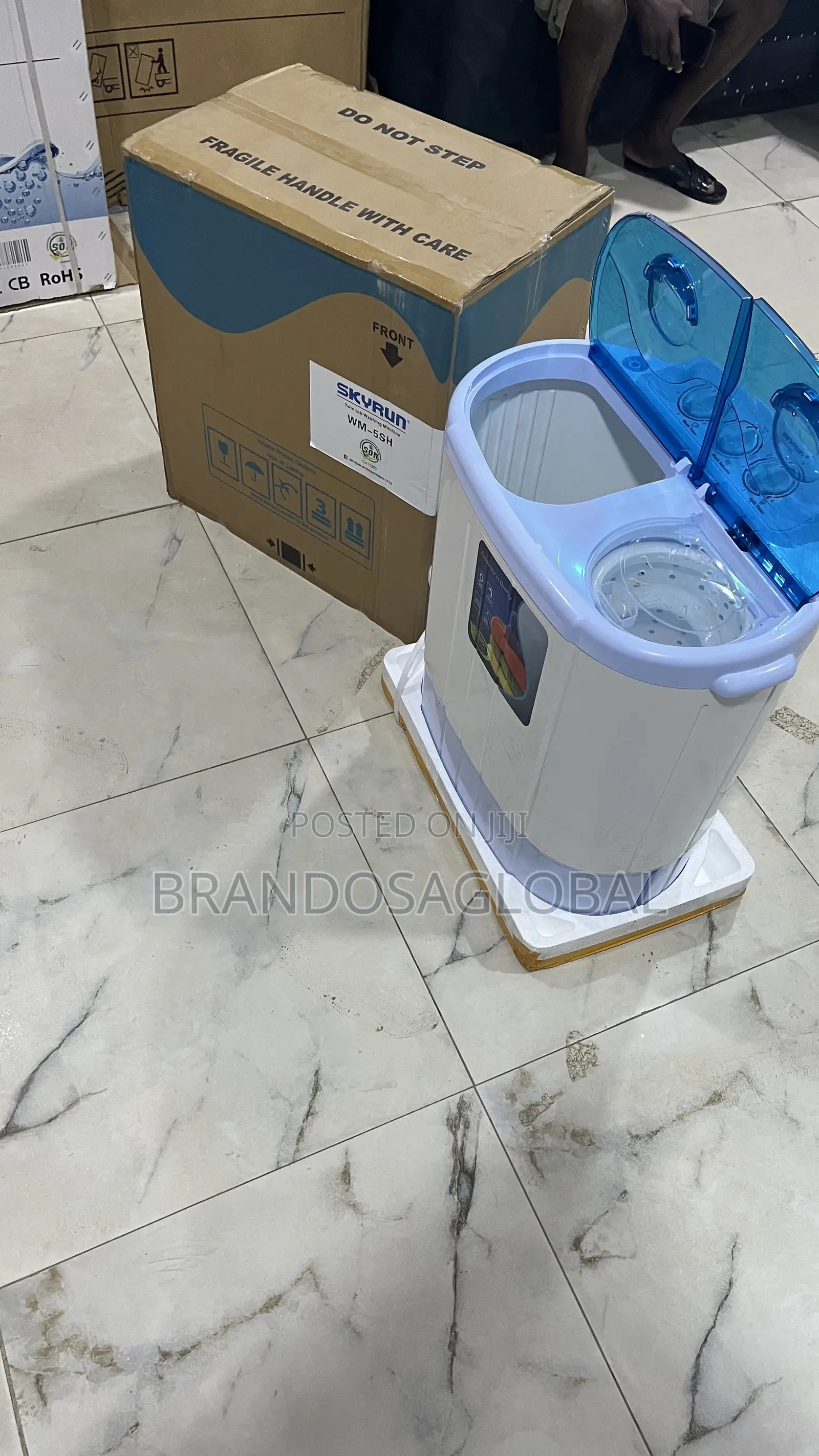 Skyrun 5kg Twin Tub Washing Machine [Wm-5sh]–Home Washing Appliance