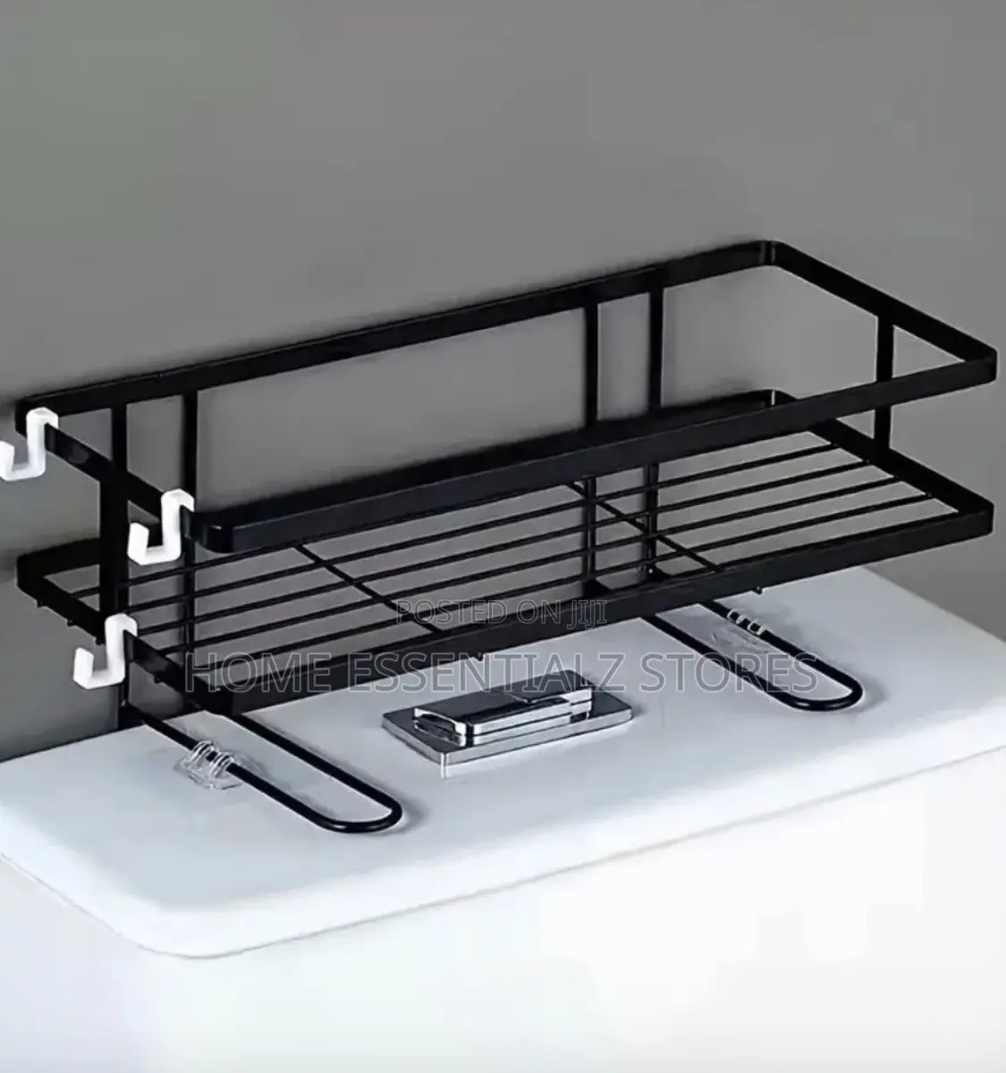 Over the Toilet Tank Shelf - Bathroom Organizer Rack