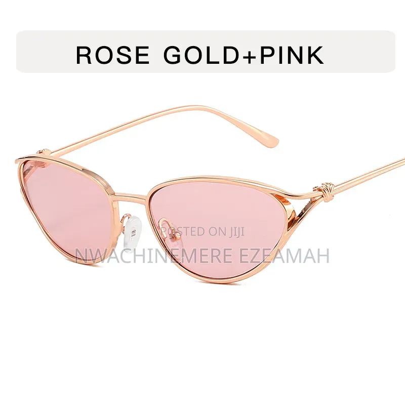 Women Luxury Cat Eye Sunglasses + Protective Suede Pouch
