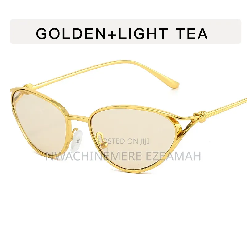 Women Luxury Cat Eye Sunglasses + Protective Suede Pouch