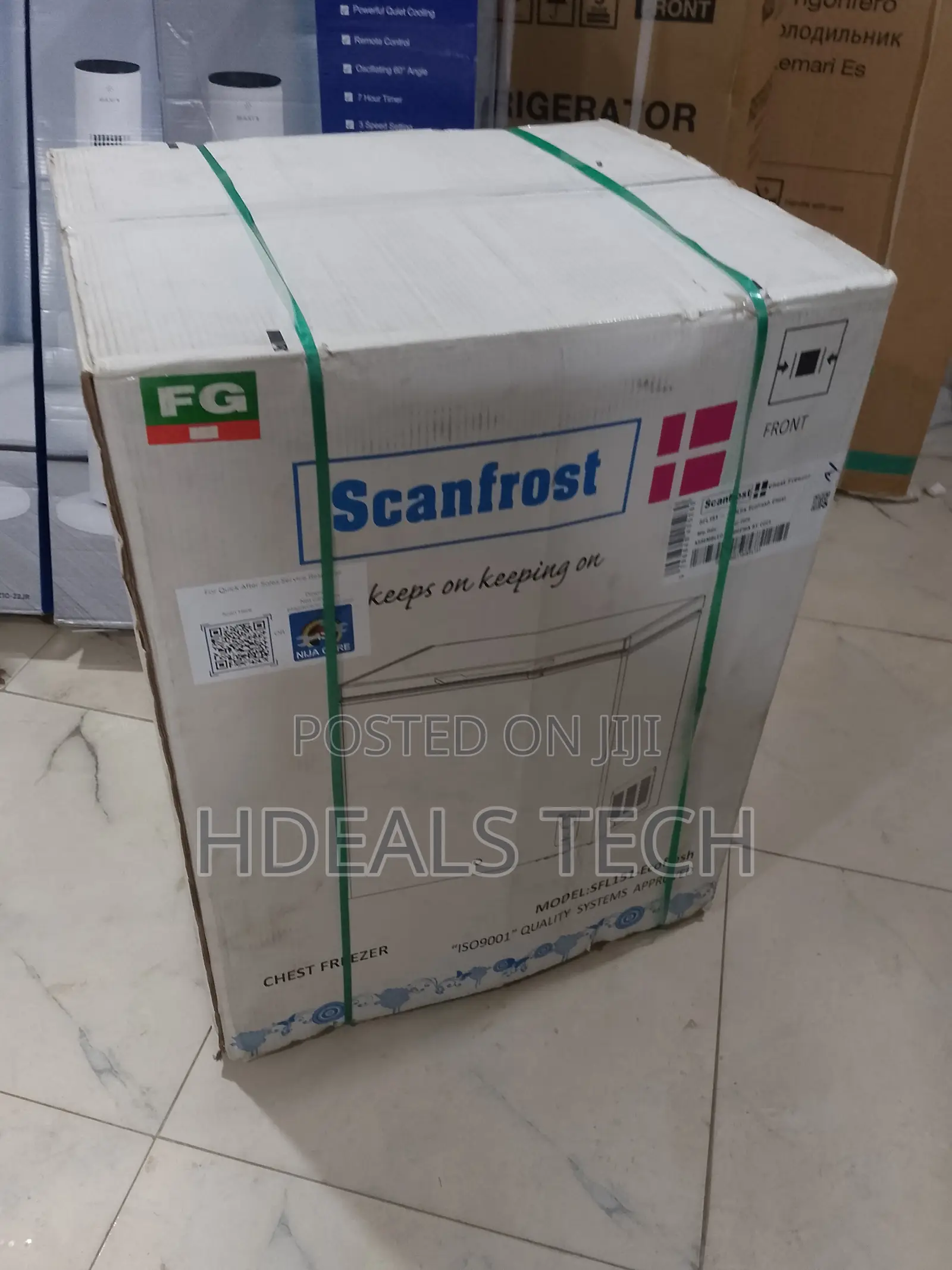Scanfrost 150l Family-Size Chest Freezer for Bulk Food Storage