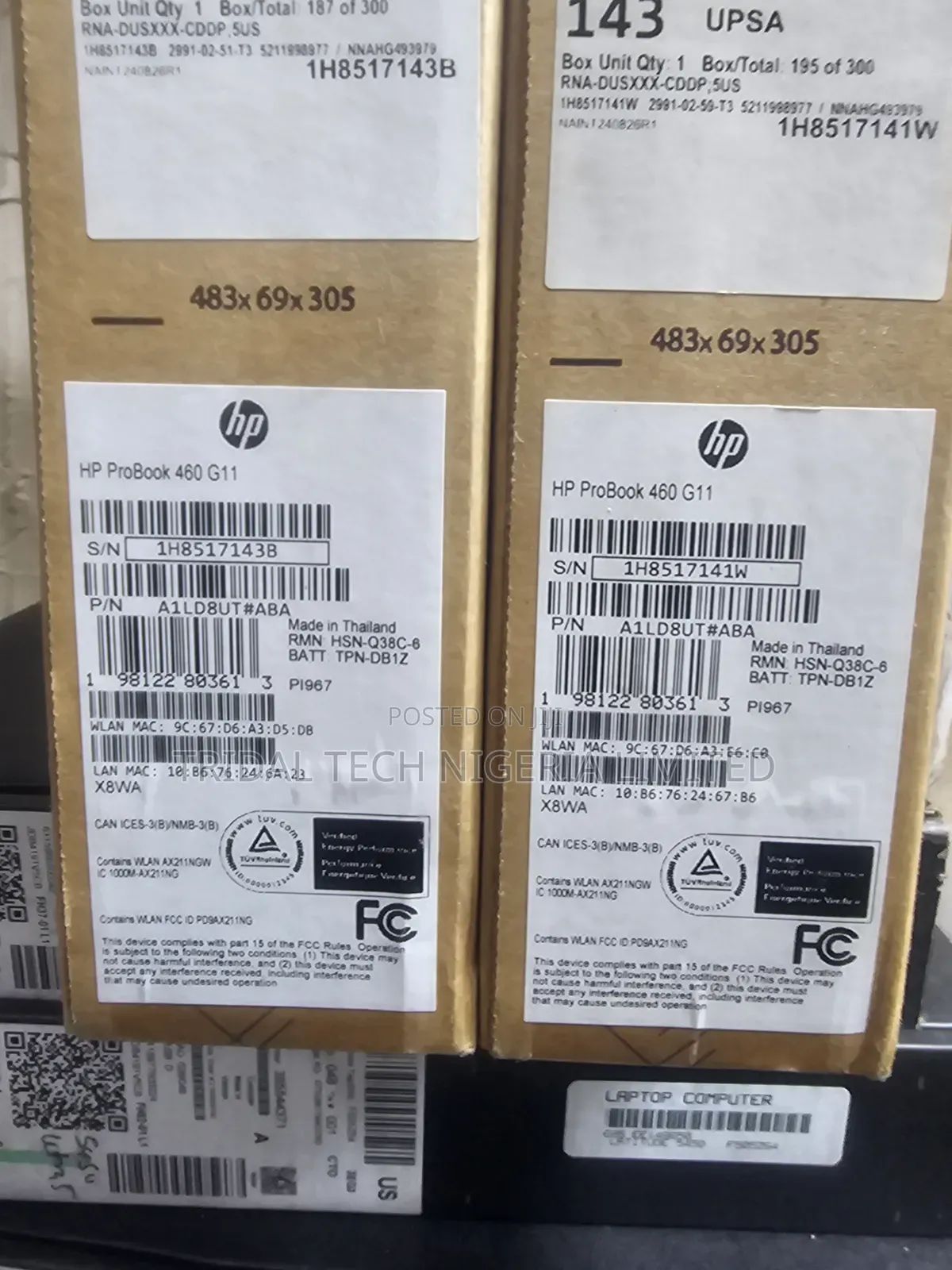 New Laptop HP ProBook 450 16GB Intel Core Ultra 7 SSD 512GB