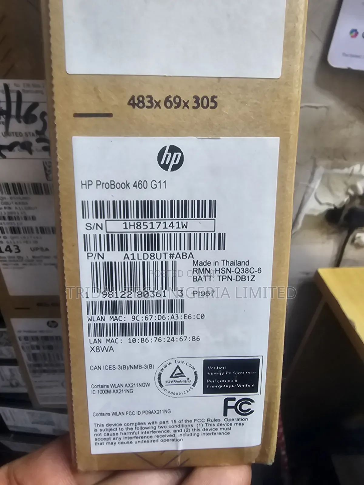 New Laptop HP ProBook 450 16GB Intel Core Ultra 7 SSD 512GB