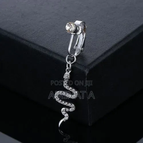 Non Pierce Zirconia Belly Button