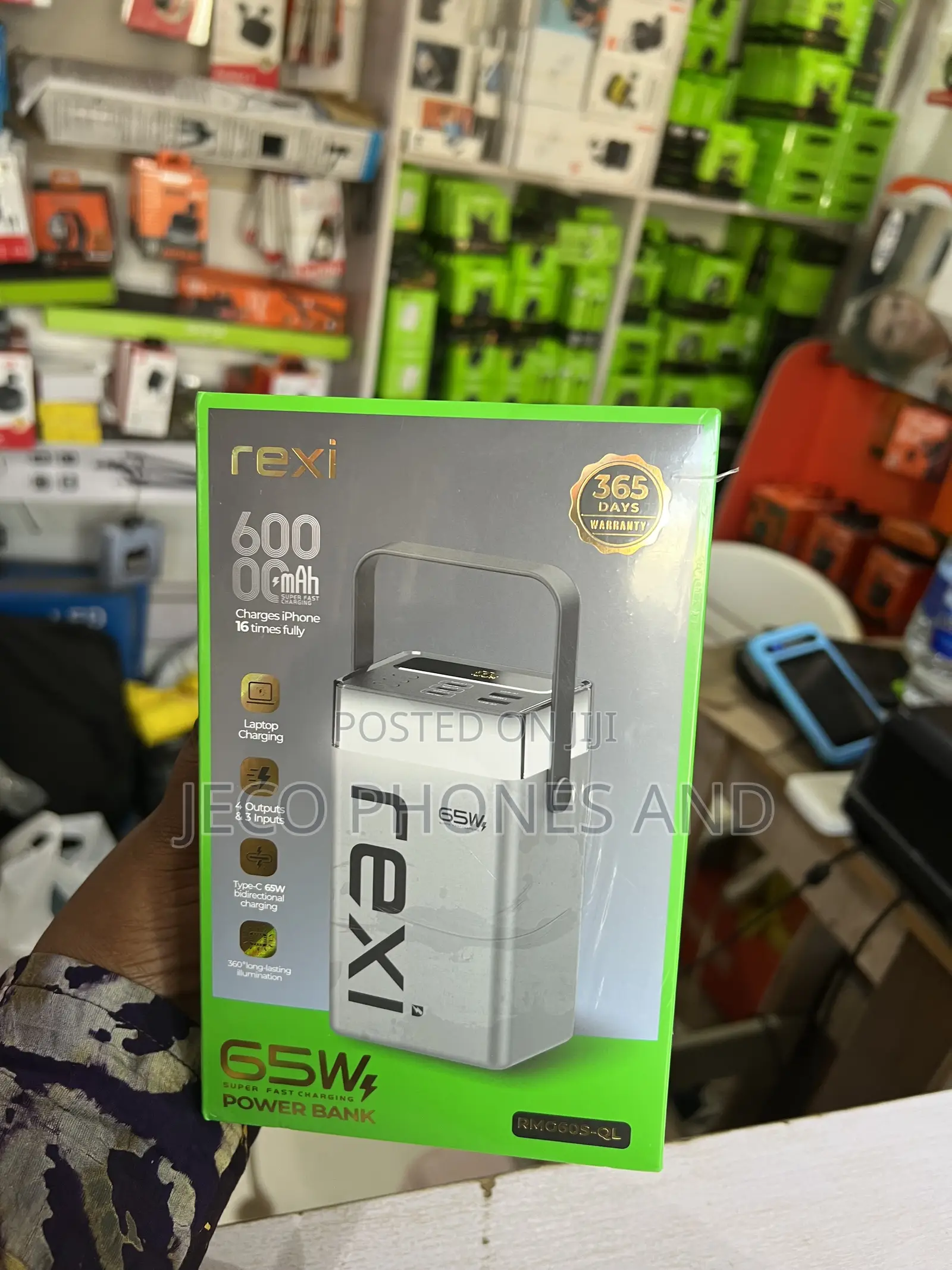 Rexi 65w, 60000 Mah Powerbank