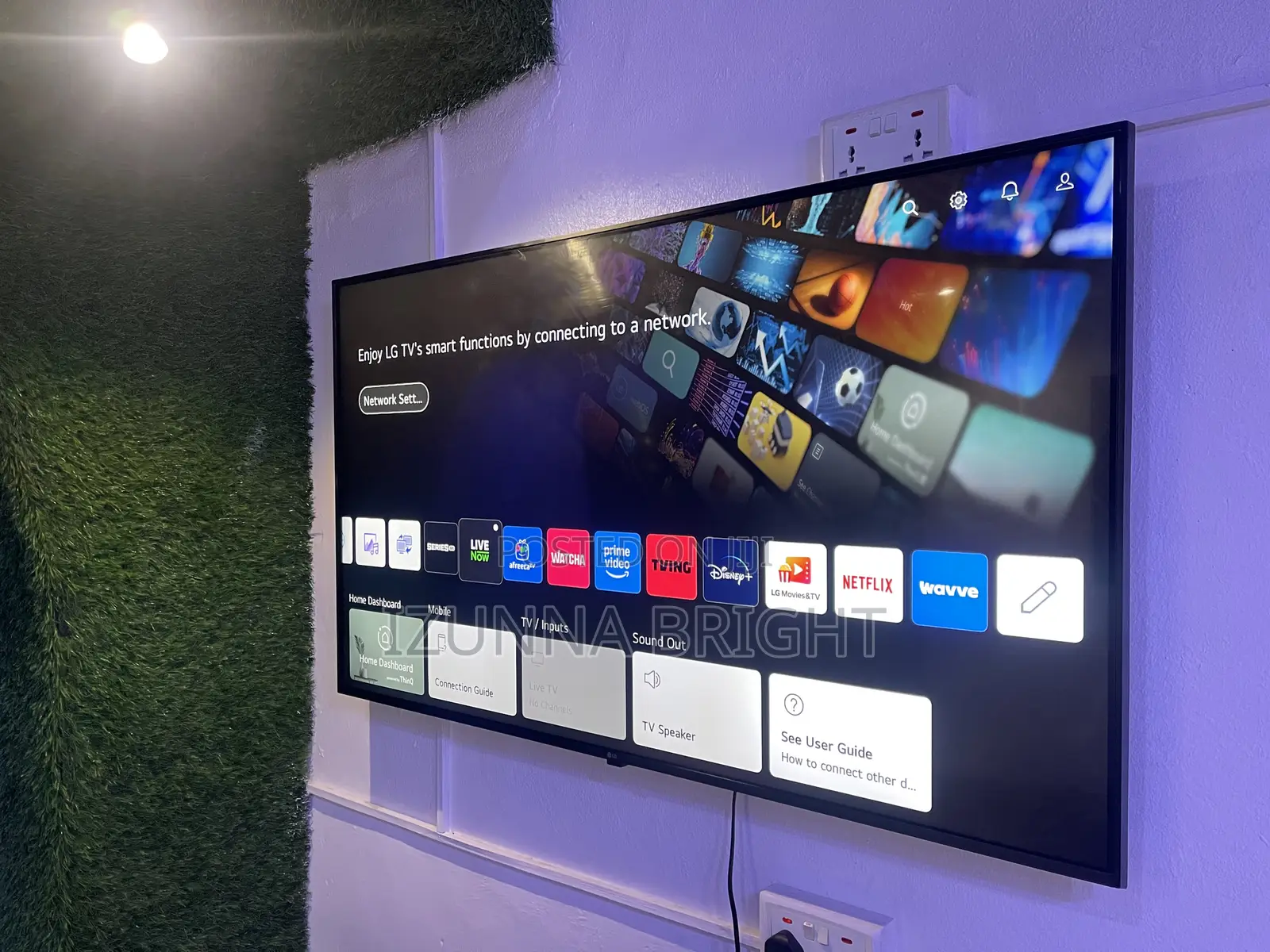 Lg 50 Inch Frameless Uhd Smart Tv Webos,