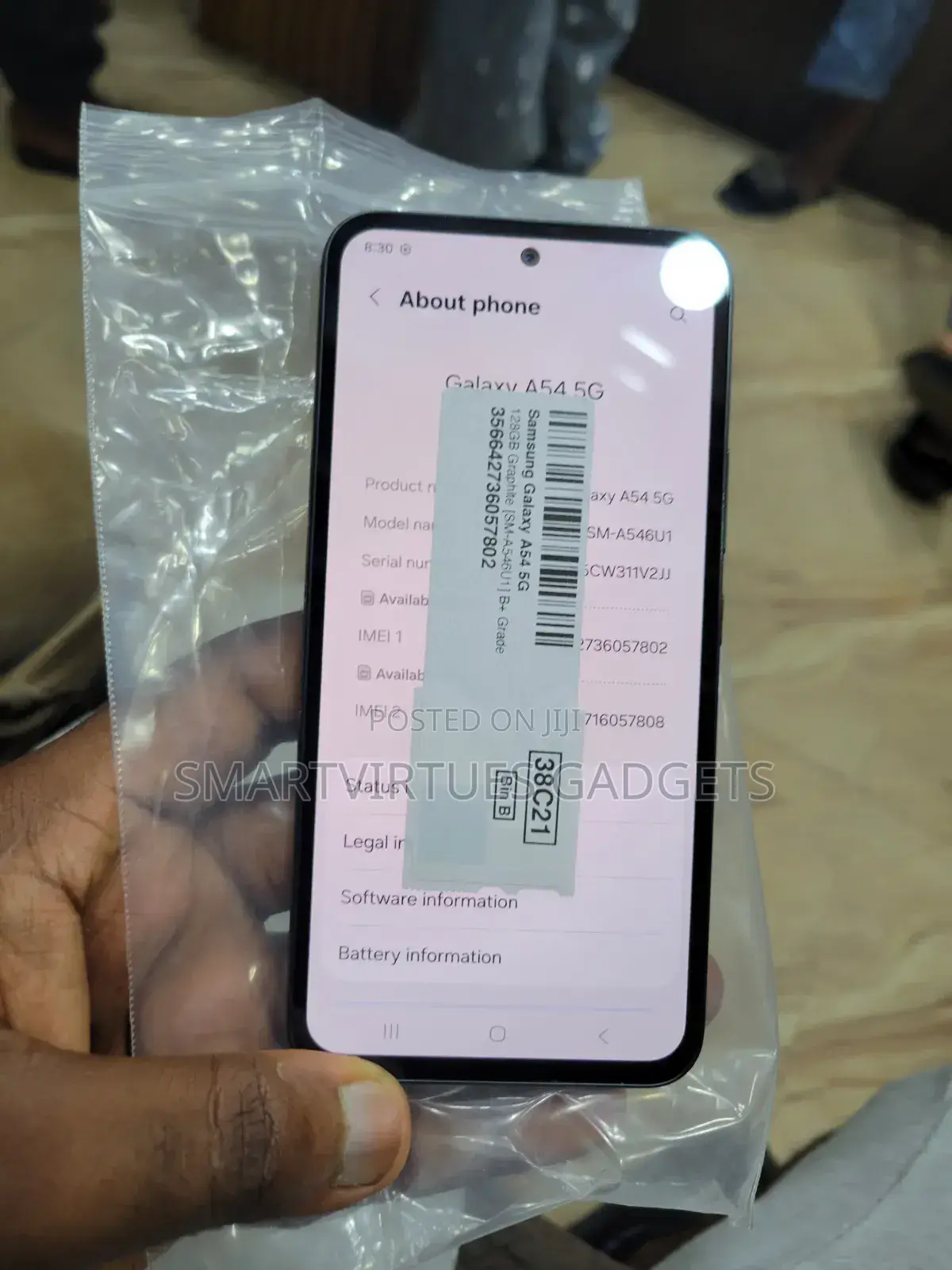 New Samsung Galaxy A54 5G 128 GB Gray