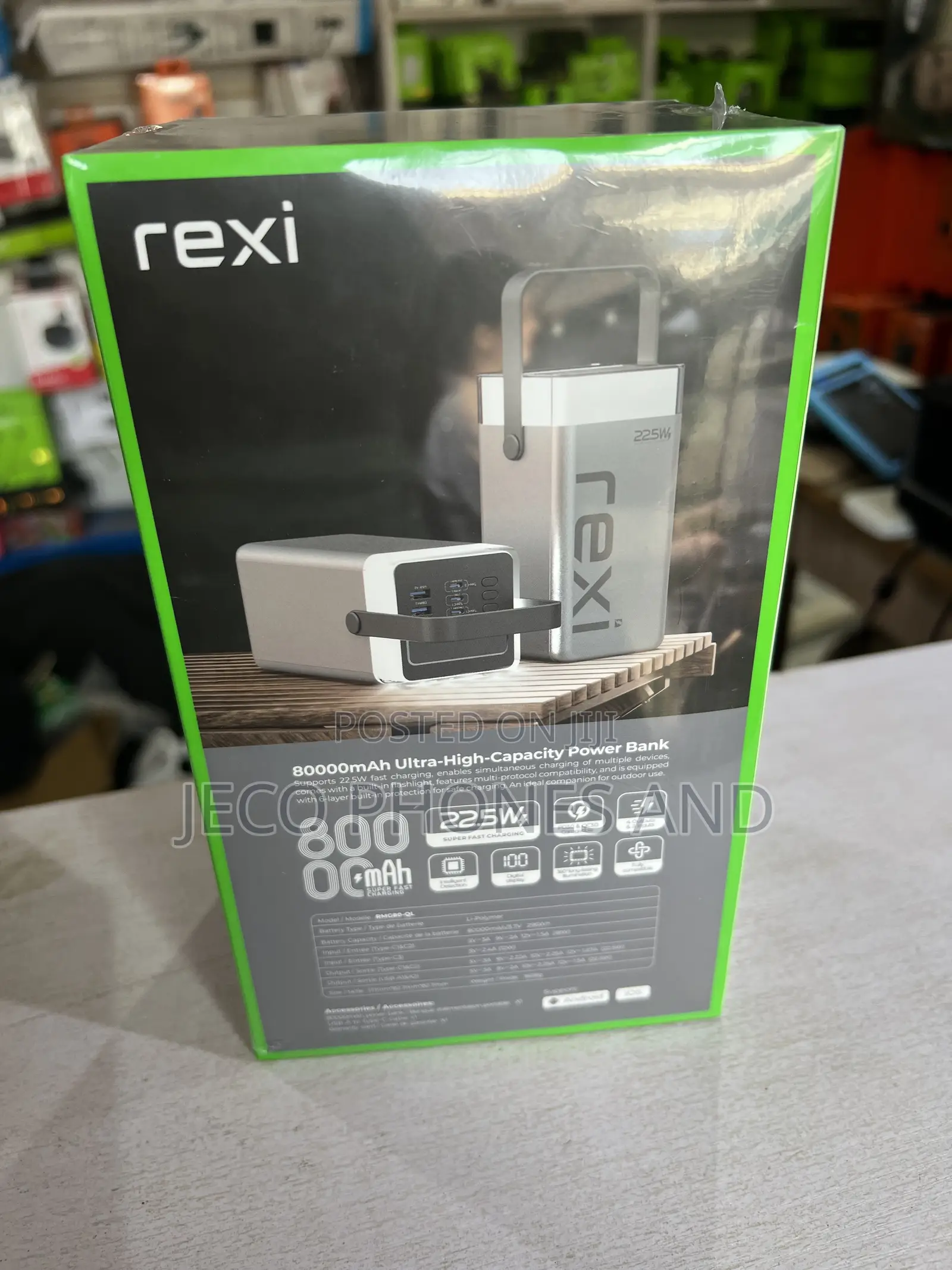 Rexi 80000 Mah, 22.5w Powerbank